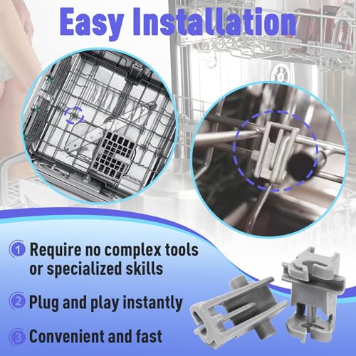 2PCS MEG64438801 Dishwasher Rack Fixing Clips Compatible with LG Rack Parts - Image 8