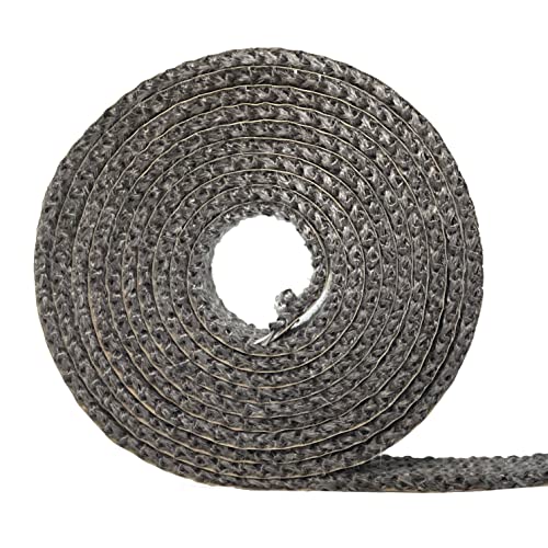 Flat Gasket Tape for Stoves and Fireplaces, 5/8" x1/8", Length 72"