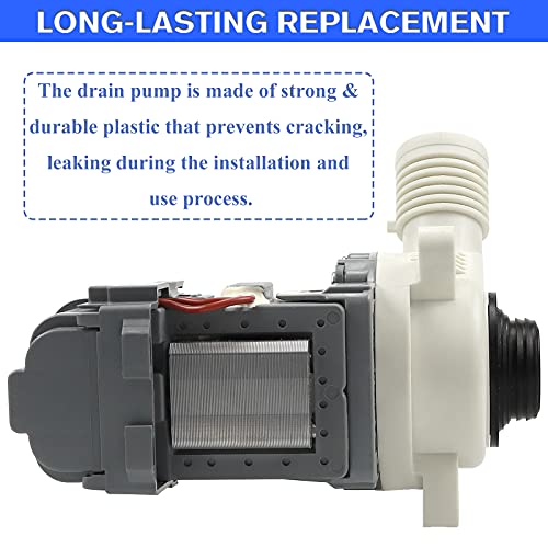 W10276397 Washer Drain Pump for Whirlpool Kenmore Mayt-ag Washing Machine-Replaces WPW10276397VP B40-3A 1874334 AP6018417 LP397(10 Years WARRANTY) - Image 8