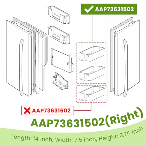 AAP73631502 LG Refrigerator Shelf Replacement (RIGHT) BY AMI PARTS - Image 8
