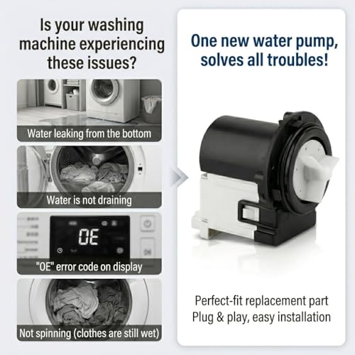 OEM Quality Washer Drain Pump For LG WM2487HWM,WM0642HW, WM3499HVA,WM8000HVA, WM3770HWA,WM3170CW - Image 5