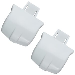 WR2X8345 Refrigerator Door Shelf Retainer Bar Support End Cap Replacement part - Pack of 2 Compatible With GE Hotpoint Refrigerator Replaces PS298977 WR02X8345 AP2060073 AH298977 WR2X7617