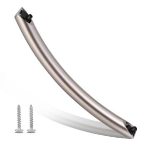 ME19R7041FS ME17R7021ES Microwave Handle, DE94-04309A Microwave Door Handle Compitable with Samsung Microwave Oven, Replaces for Samsung Microwave Door Handle ME21R7051SS, Alloy Material