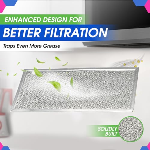 Bagean Microwave Filter 5.8"x12.9" Fits Whirlpool W10208631A Grease Filters - Image 7