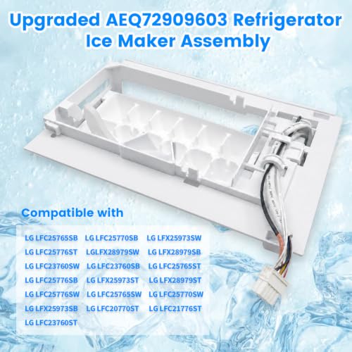 Upgraded AEQ72909603 AEQ72909602 Ice Maker Assembly for LG Refrigerator - Image 4