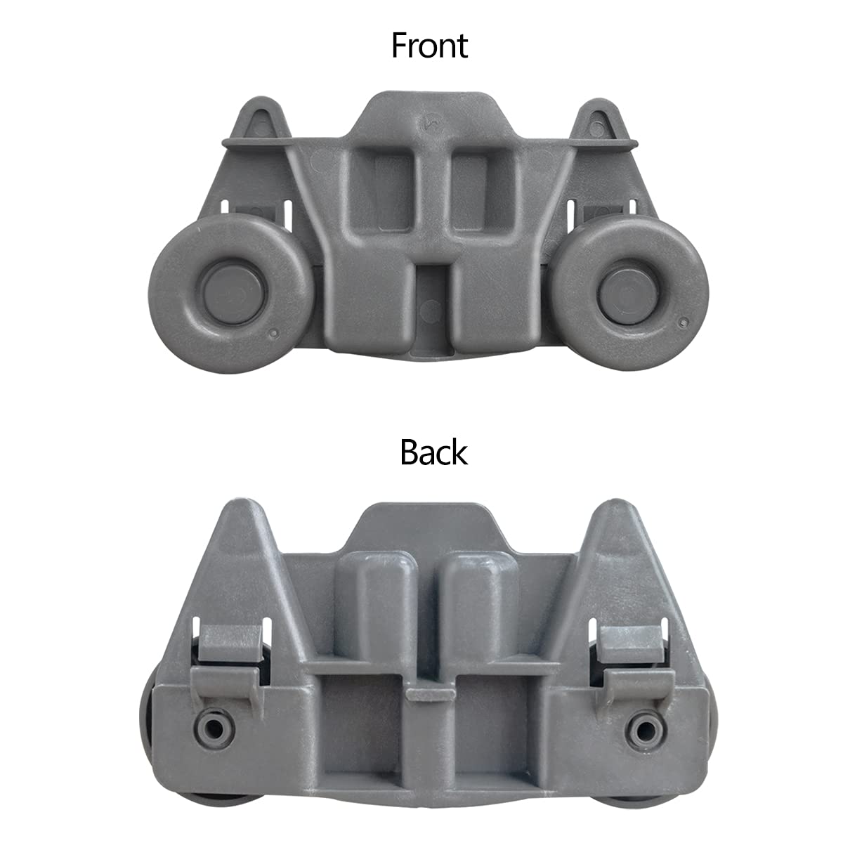 W10195416 Dishwasher Wheels Lower Dish Rack Wheel Part Assembly,Replacement for Maytag/Kitchen Aid/kitchenaid/Whirlpool/Kenmore Dish Rack Replaces AP5983730 W10195416V,AP5983730,PS11722152,Pack of 4 - Image 7