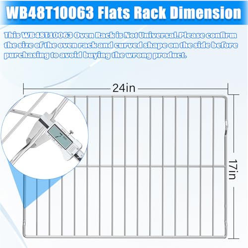 UPGRADE WB48T10063 Stove Oven Rack for GE Oven Rack Replacement 24 x 17 IN - Image 4