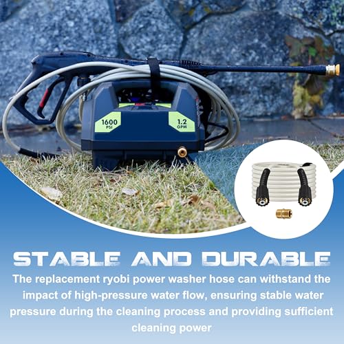 25FT Pressure Washer Hose for Ryobi Power Washer Hose - Image 7