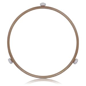 Microwave Turntable Ring Replacement 8.7-Inch Microwave Oven Spinner Replacement Parts with 3 Smooth Rollers Universal Fit for Most Microwaves