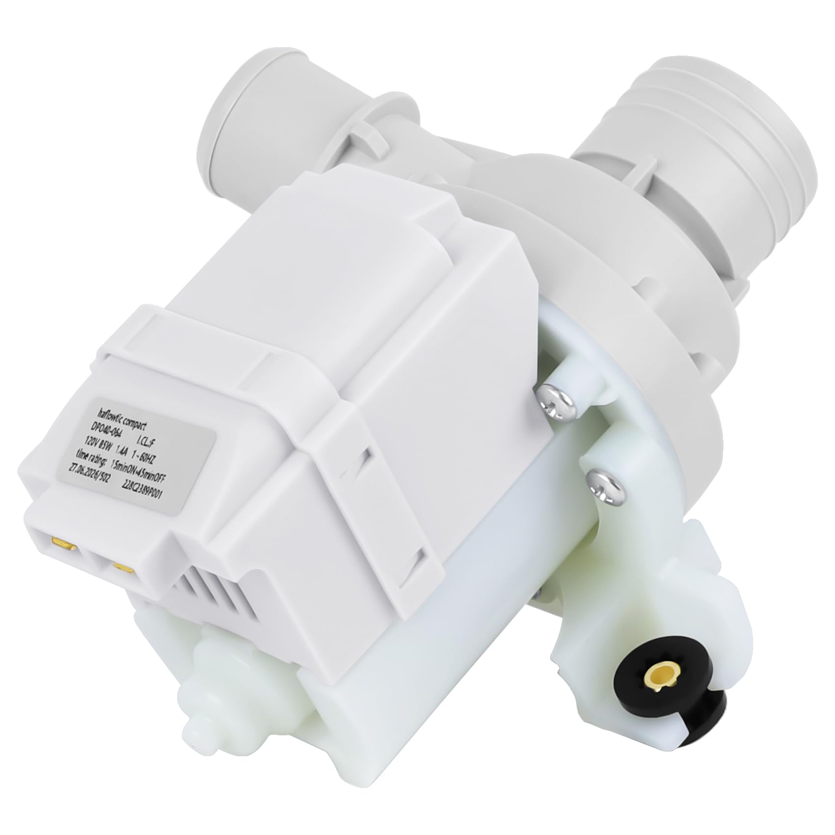 WH23X10040 DP040-064 Washer Drain Pump Compatible with GE Kenmore Washers, 228C2389P001 PS3501453 AP5306354 Washer Drain Pump Replacement Parts for GE GUD27ESSM1WW GUD27ESSJ1WW GUD27GSSM2WW - Image 7