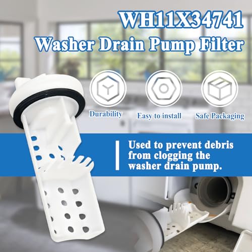 WH11X34741 Washer Drain Pump Filter - Image 6