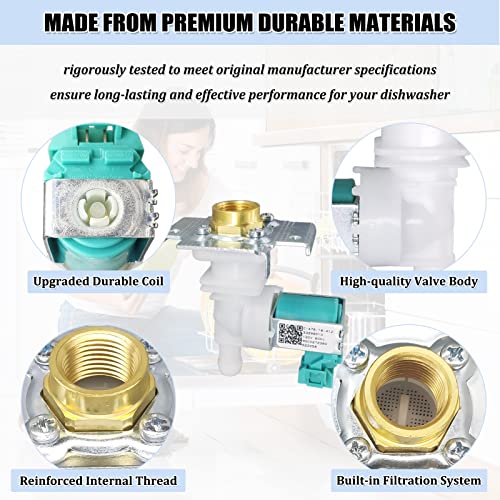622058 Dishwasher Water Inlet Valve - 00622058 Dishwasher Water Valve Replacement Parts AP4927070 PS3491417 33299010 - Image 7