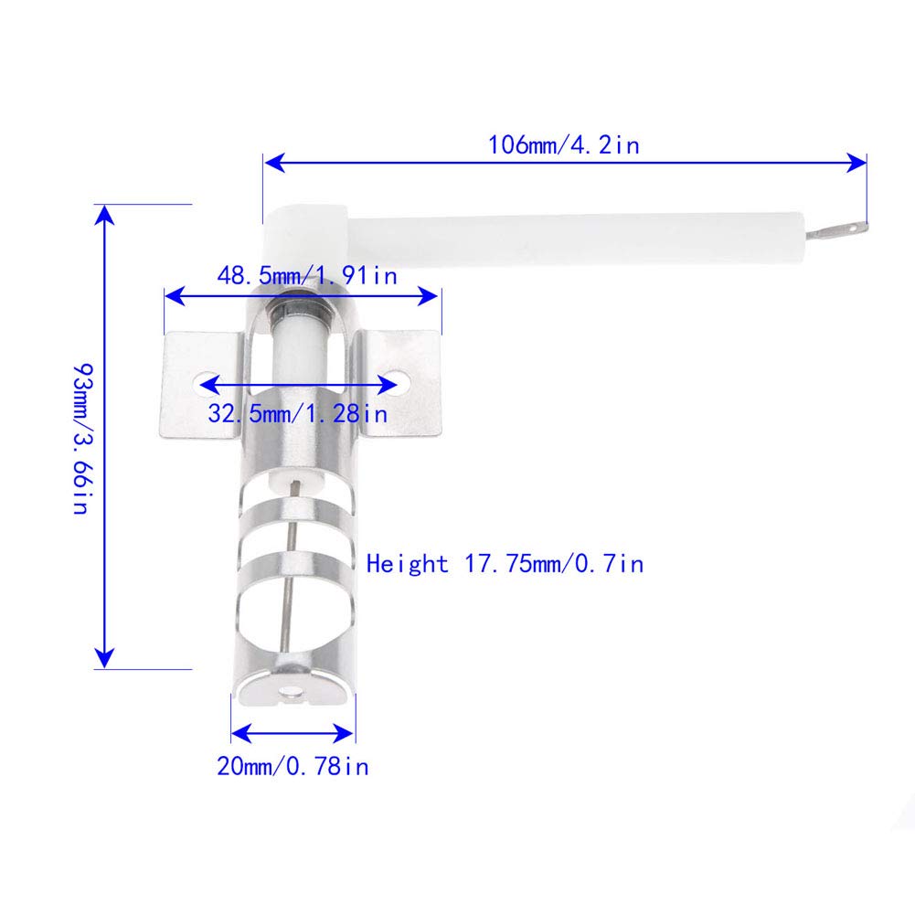 WP9758079 Bake Oven Spark Igniter Fits Whirlpool Maytag Oven Range - Image 5