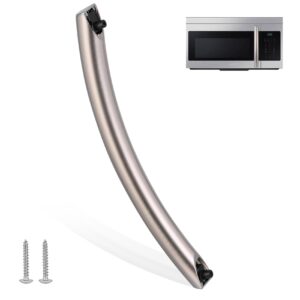 Upgraded ME16A4021AS Microwave Door Handle, DE94-04313F Assembly Handle Compatible with Samsung ME16A4021AS/AA Microwave, Replaces Samsung Microwave Door Handle ME16A4021AS, Alloy Material