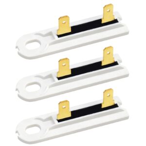 3 Pack Dryer Thermal Fuse, WP3392519 Universal Replacement for Whirlpool Kenmore Maytag Dryer, Replaces AP6008325 3388651 694511 WP3392519VP Thermal Fuse(White)