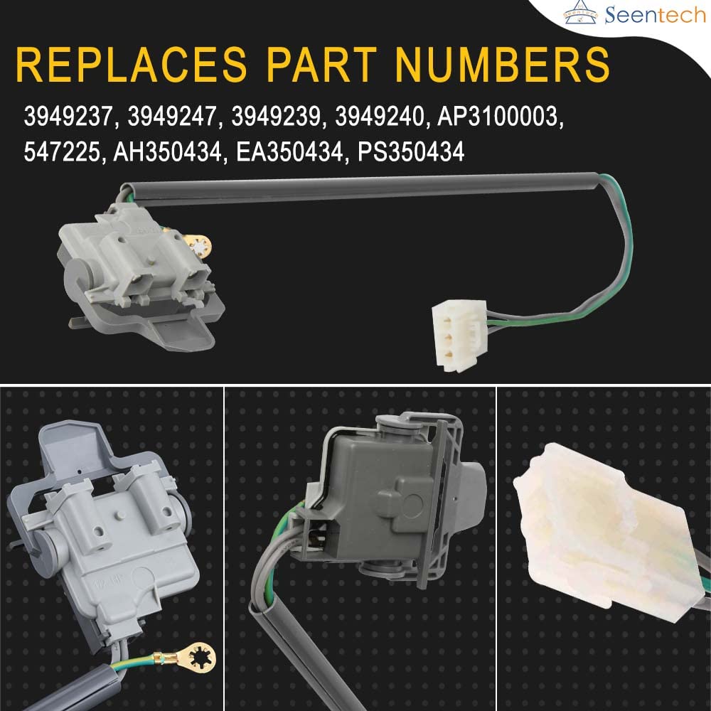 3949247 Washer Lid Switch by Seentech, Fit for Whirlpool & Kenmore Washing Machines - Replaces Part Number: 3949247VP,3949247V, AP5983746, 3949237, 3949239, PS11722098, PS350434 - Image 8