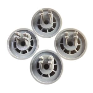 4-pack DD66-00023A Dishwasher Wheels Lower Upper Rack Roller (4-Pack) - Compatible Replacement for Samsung Dishwasher DD61-00222A