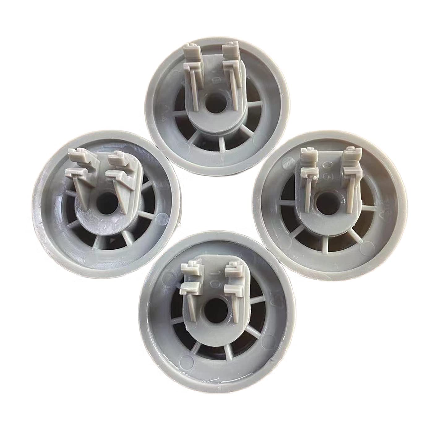 4-pack DD66-00023A Dishwasher Wheels Lower Upper Rack Roller (4-Pack) - Compatible Replacement for Samsung Dishwasher DD61-00222A