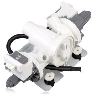 Upgraded W11458345 Washer Drain Pump W10918608 W11316609 W11319789