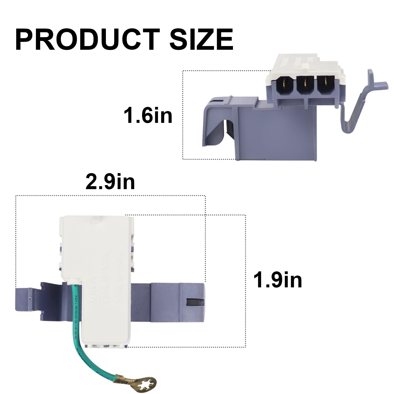 Sikawai 8318084 Washer Lid Switch Replacement Part Compatible with Whirl-Pool Ken-More Washers Replaces AP3180933 PS886960 WP8318084 AP6012742 ES8084 PS11745957 TJ90ES8084 8 Pack - Image 3