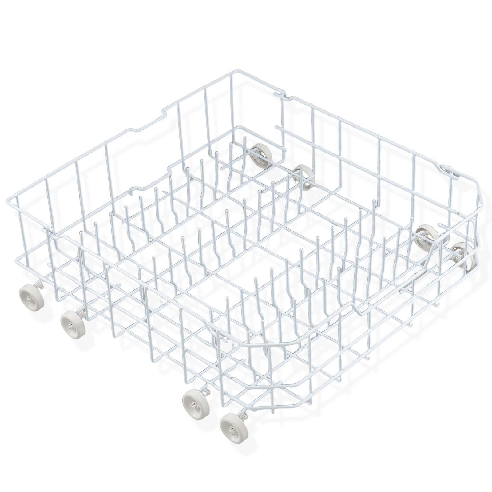 Allstare WD28X10384 Dishwasher Lower Rack Replacement Parts for GE Dishwasher Parts Lower Dishrack Assembly with Wheels GHDA485N10CS GLD4406R00BB GE Dishwasher Bottom Rack 22.2"D x 21.3"W x 7.3"H - Image 7