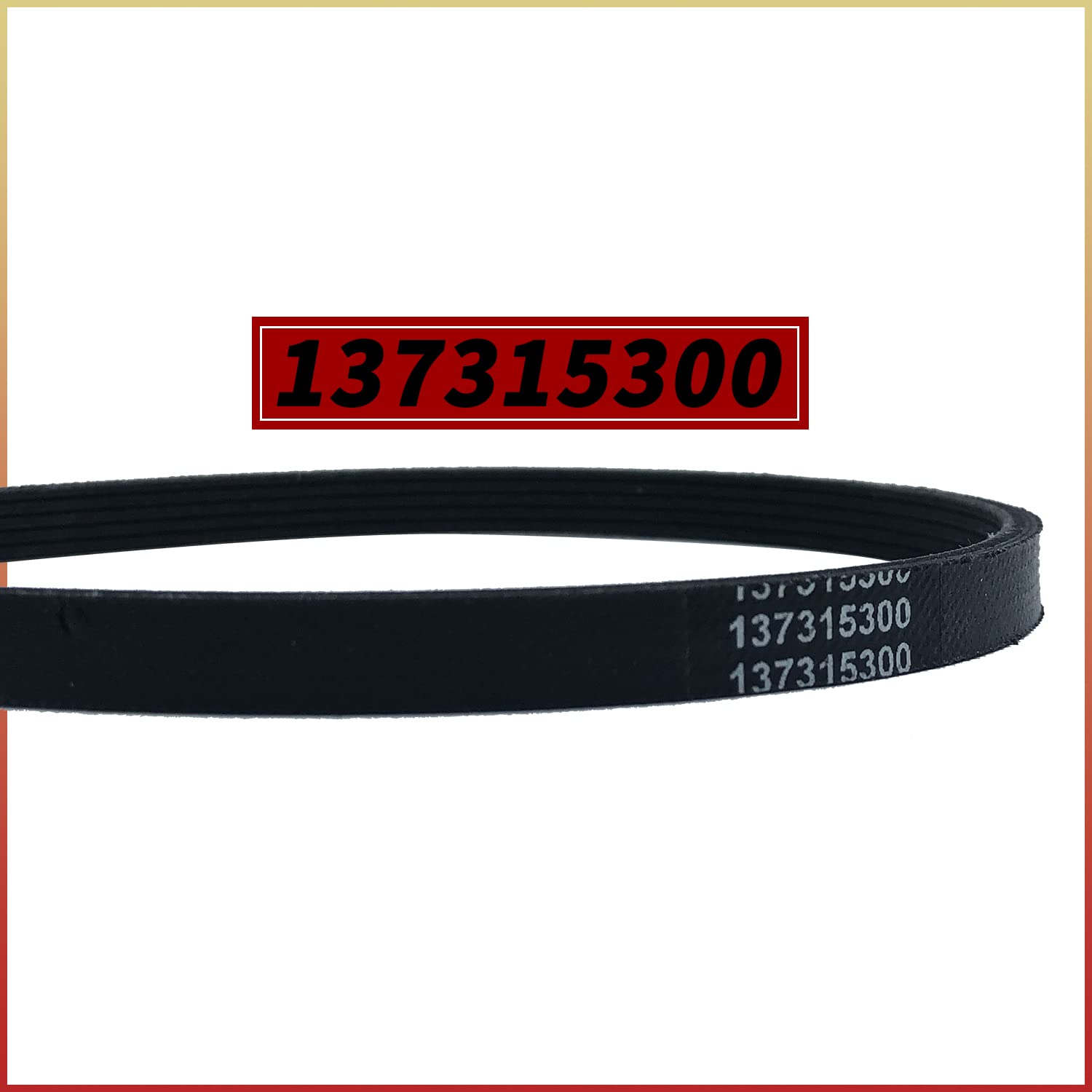 137315300/134719300 Dryer Drum Drive Belt - Replacement Part Exact Compatible with Sears Frigidaire Electrolux Dryers Replaces 1482960 134719300 AP4368788 PS2349294 7134719300 - Image 5