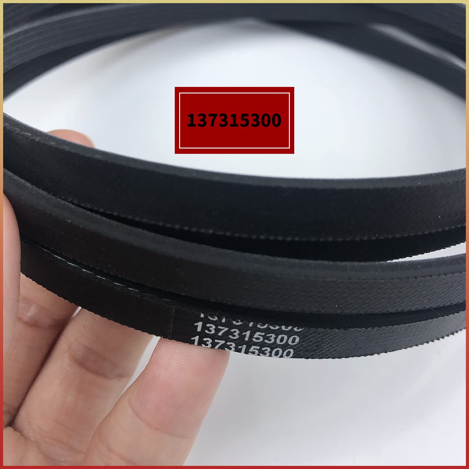 137315300/134719300 Dryer Drum Drive Belt - Replacement Part Exact Compatible with Sears Frigidaire Electrolux Dryers Replaces 1482960 134719300 AP4368788 PS2349294 7134719300 - Image 4