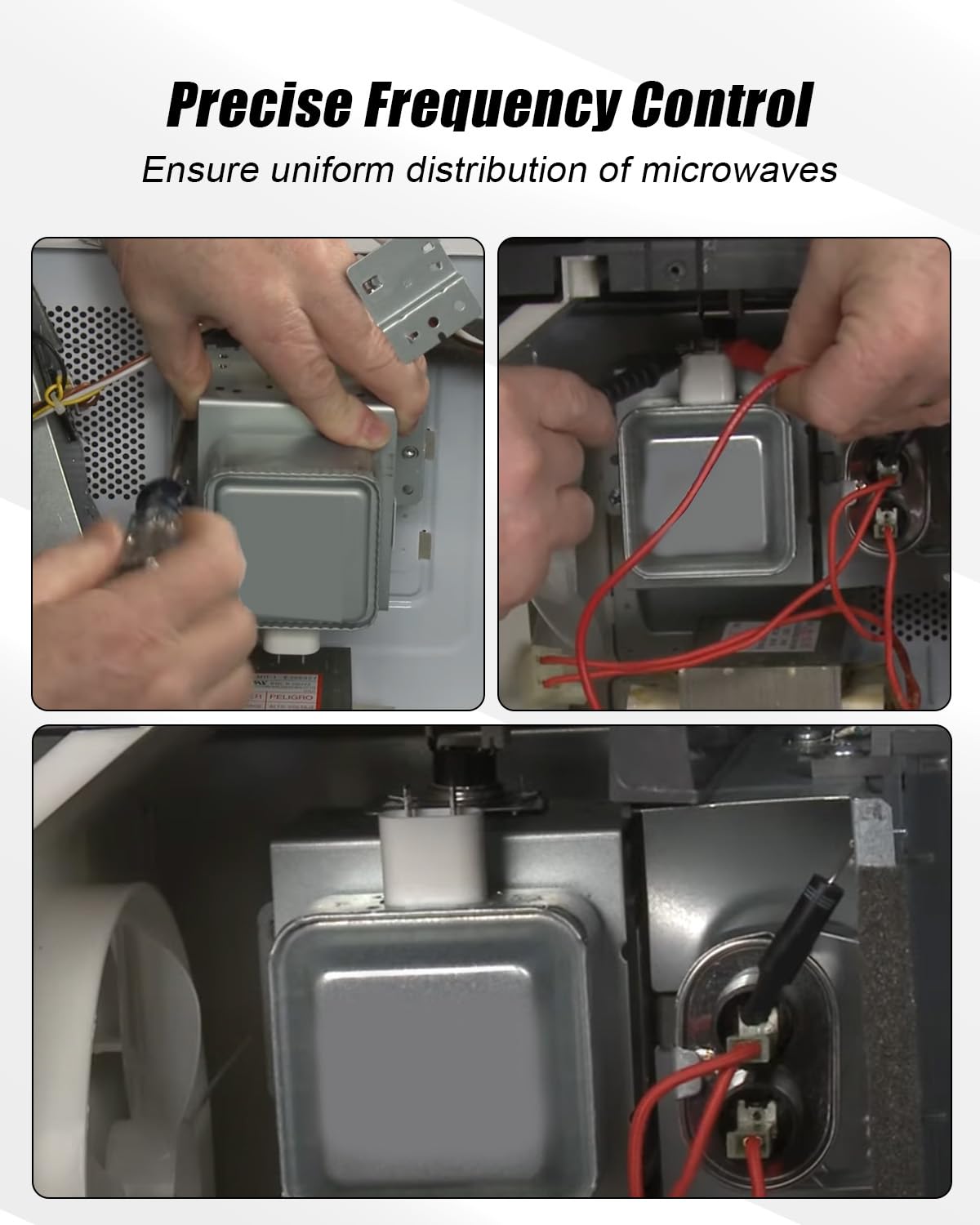 WB27X10682 Magnetron Fit for GE Microwave Replace RM269 WB27X10559 - Image 6
