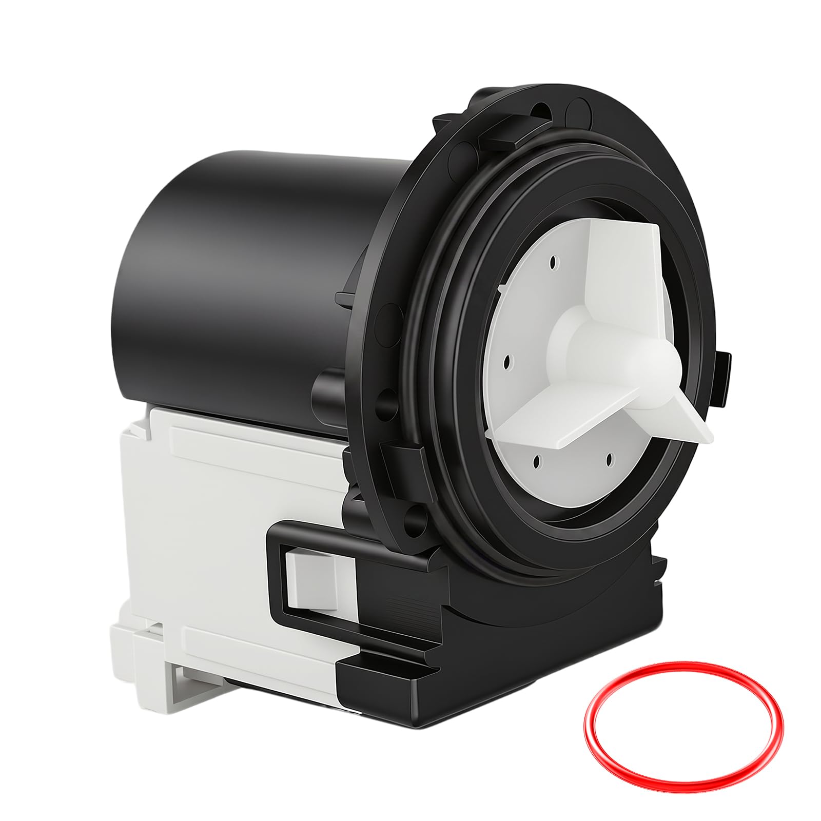 【𝟮𝟬𝟮𝟲 𝗨𝗽𝗴𝗿𝗮𝗱𝗲𝗱】4681EA2001T OEM Washer Drain Pump, Compatible with LG & Kenmore Washing Machines, with an additional seal ring kit