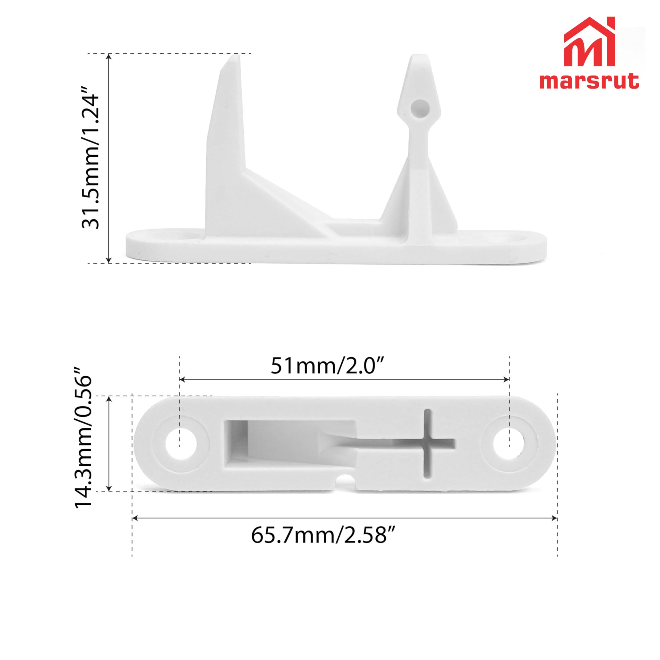 2pcs 131763310 Washer Door Latch Fit for Frigidaire Affinity Kenmore Washing Machine Striker Lock Replacement for FLSG60RGS0 AEQ8700FE0 CAQE7014KN0 FLSG60RGS1 FDG436RES2 Dryer Front Load Assembly Part - Image 3