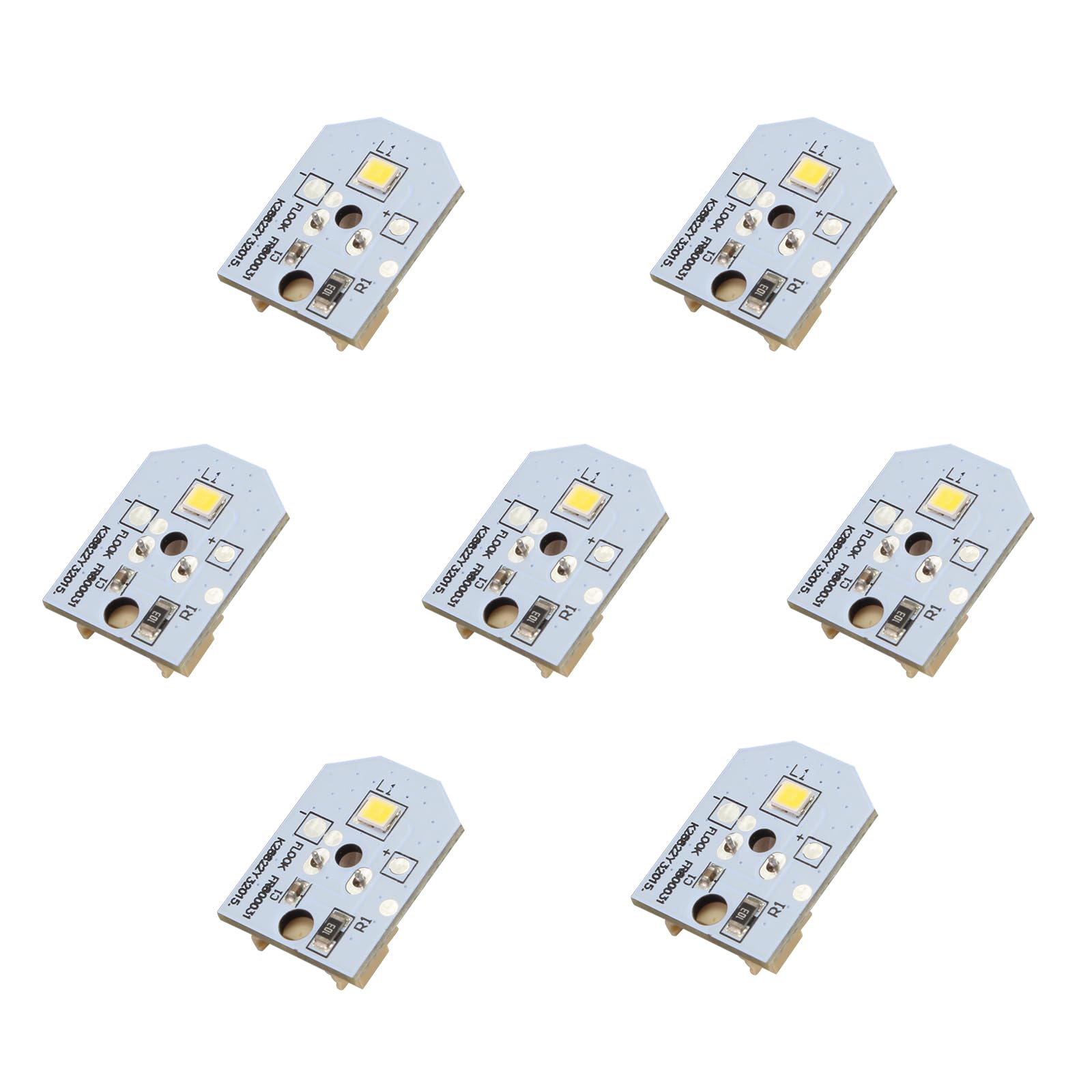 WR55X11132 Refrigerator Light Replacement LED for GE Refrigerator (7 Pcs)