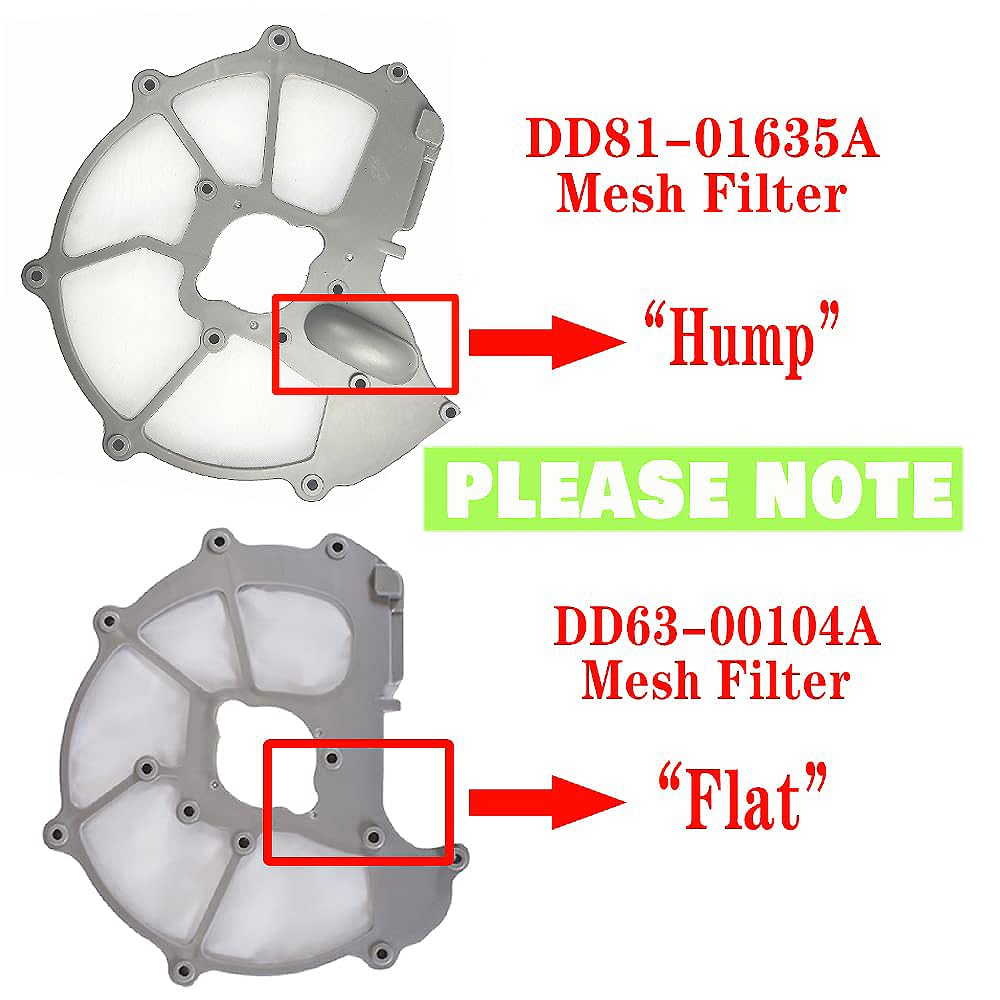 Upgrade DD81-01635A For Samsung Dishwasher Mesh Filter Sump Filter (Hump Version) - Compatible With Samsung Dishwasher Parts (Match DD81-01634B Sump-Cover) - Image 3
