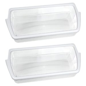 [2 PACK]W10321304 Refrigerator Door Shelf Replacement Compatible with Whirlpool Fridge Door Bin WRS325FDAM01, WRS325FDAM02, WRS325FDAM04, ED5FVGXWS07 - Replace WPW10321304,AP6019471, 2179574, 2179575