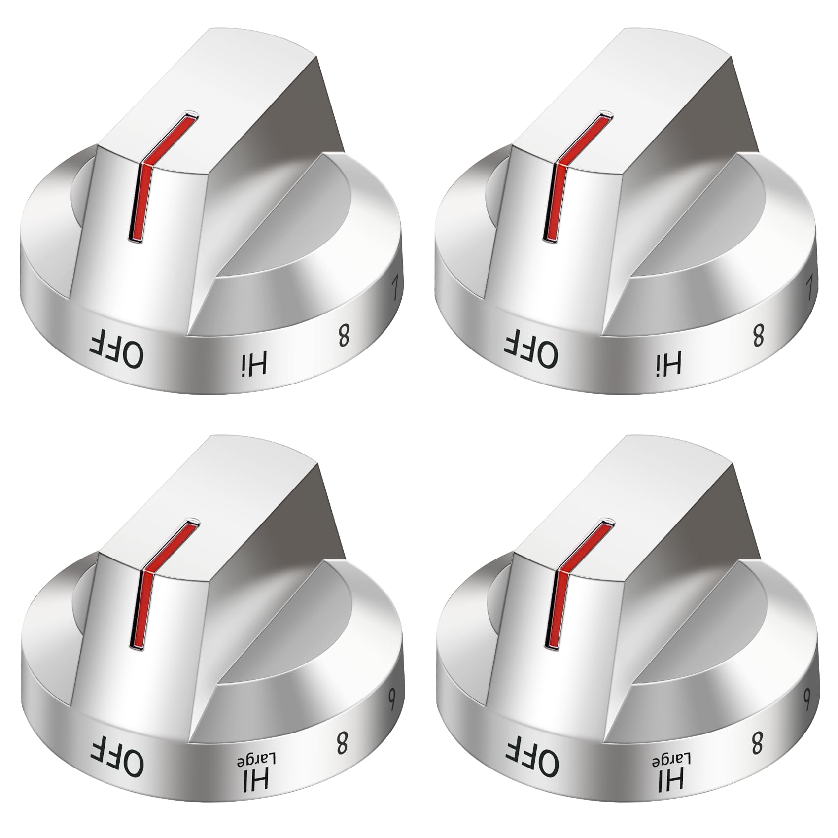 DG94-03500A/Z Stove Knobs Replace for Samsung Gas/Electric Range, 4 Pack