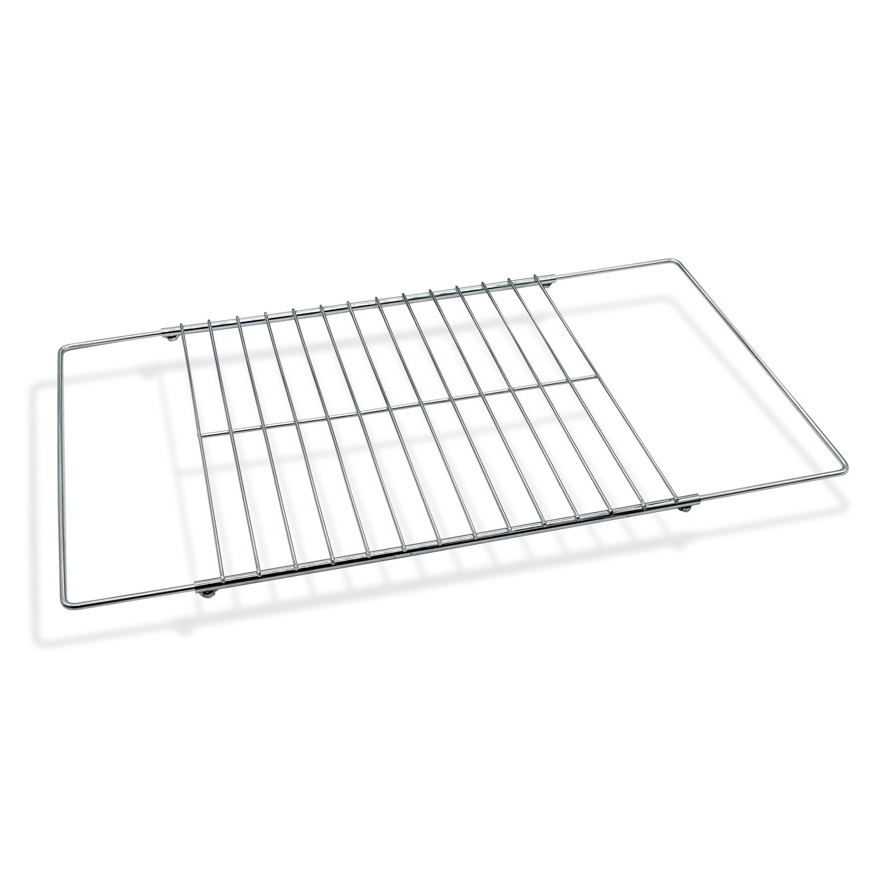 Adjustable Extendable Oven Rack, Wire Racks, Universal Telescopic Oven Cooker Shelf Rack For Whirlpool Frigidaire GE Kenmore Ovens. Adjusts from 14.5 Inches - 25.5 Inches Wide.
