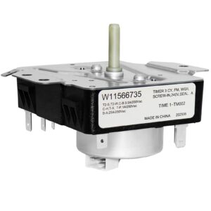 W11566735 W11685947 Dryer Timer Compatible with Maytag Dryer MED4500MW0 YMED4500MW0 Replaces 4981088 AP7215858 PS17216594 EAP17216594 FIX17216594 162-428-1
