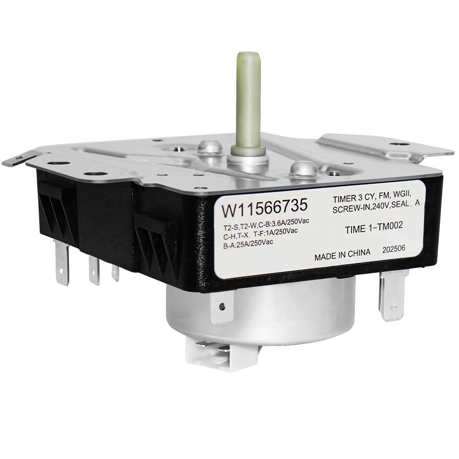 W11566735 W11685947 Dryer Timer Compatible with Maytag Dryer MED4500MW0 YMED4500MW0 Replaces 4981088 AP7215858 PS17216594 EAP17216594 FIX17216594 162-428-1