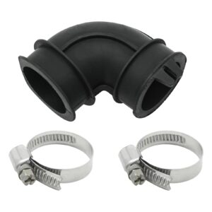 WD24X33918 Dishwasher Circulation Pump To Sump Elbow Hose With Clamps