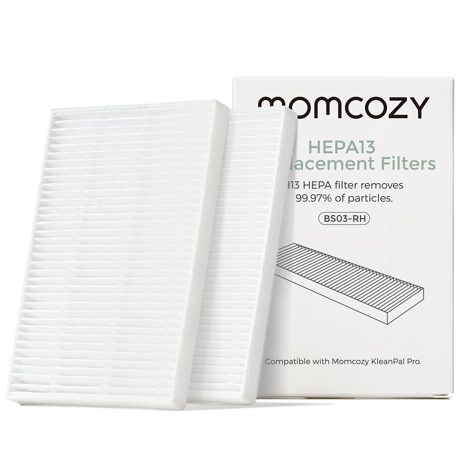 Momcozy KleanPal Pro Air Filter Replacement – 99.97% Effective Filtration for Baby Bottle Washer – Safe & Easy Install – Premium Quality Filter for Cleaner Baby Bottles, 2-Pack - Image 5
