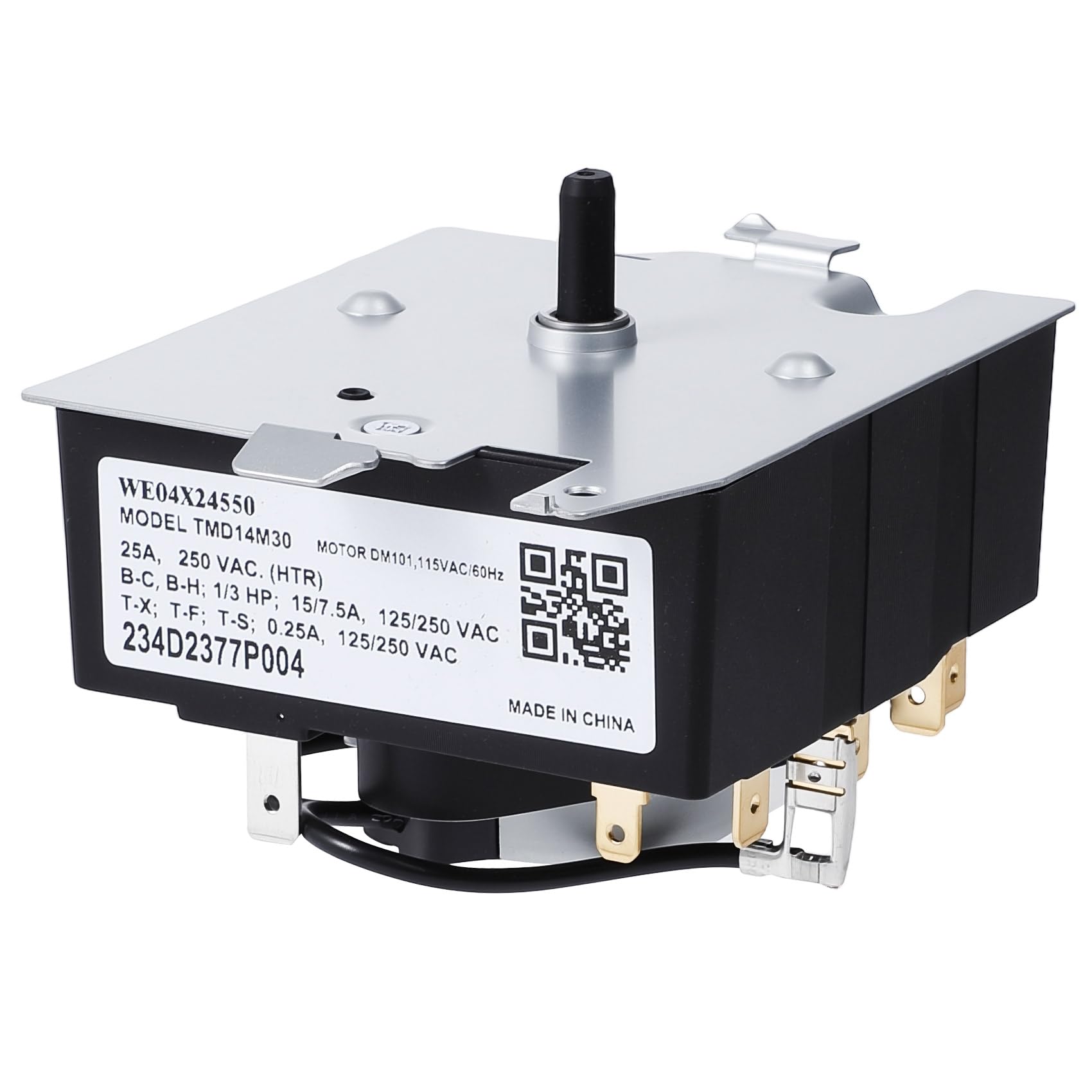 WE04X24550 TMD14M30 234D2377P004 Dryer Timer Compatible with GE/Hotpoint GTD42GASJ2WW GTD42EASJ2WW GTD42GASJ3WW GTD42EASJ0WW GTD42EASJ1WW GTD48EASW0WB Dryer etc.Replacement TMD16M12 234D2377P003 etc. - Image 7