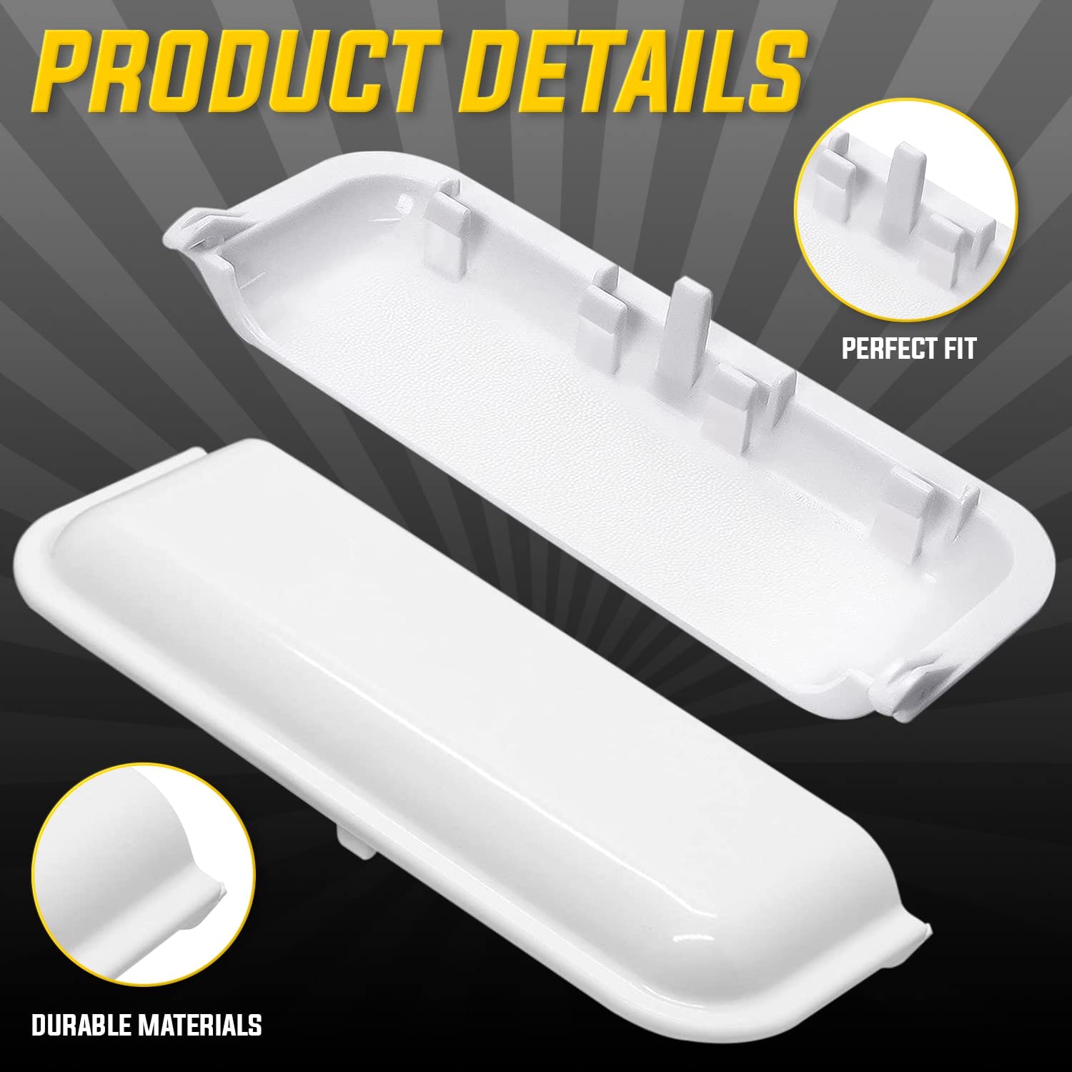 Seentech Upgraded W10861225 W10714516 Dryer Door Handle - Compatible with Whirlpool Kenmore Dryer – Replace: AP5999398 W10861225VP W10714516 PS11731583 (1) - Image 4