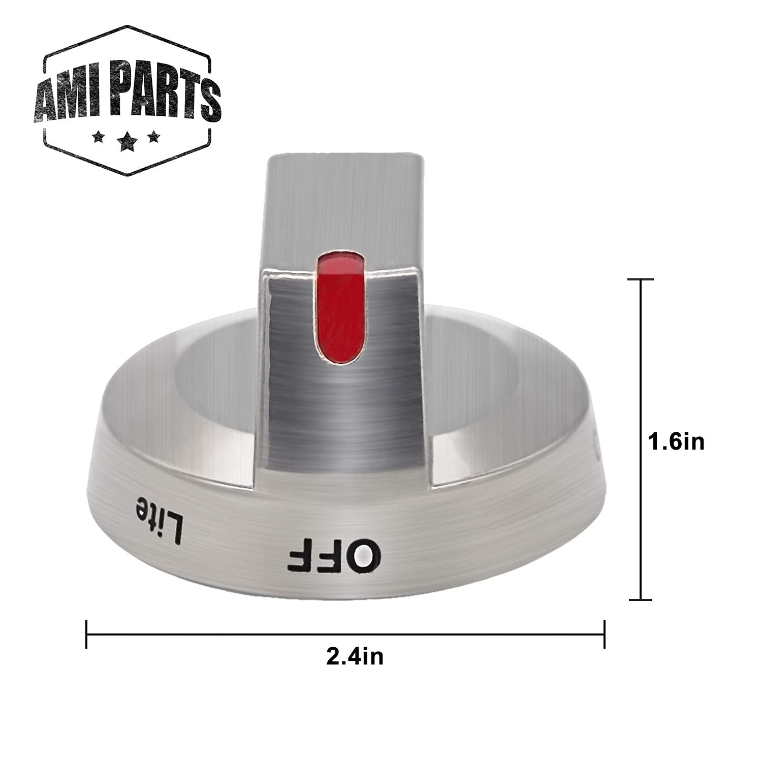 DG64-00473A Gas Stove Control Knob Replacement for Samsung Oven Range, 5Pcs - Image 8