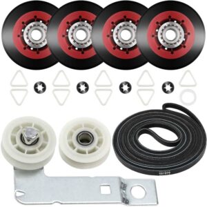 UPGRADED 4392067 Dryer Repair Kit with W10837240 Idler Pulley
