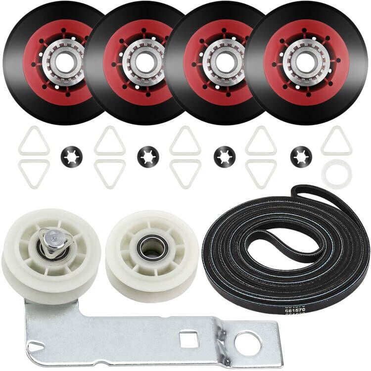 UPGRADED 4392067 Dryer Repair Kit with W10837240 Idler Pulley