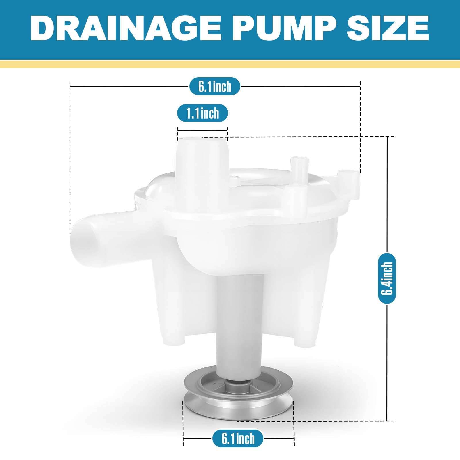 Lucky Seven 202203 Washer Drain Pump for Maytag Washer,Replaces 202203, 202540, 6-2022030, WP6-2022030 - Image 6