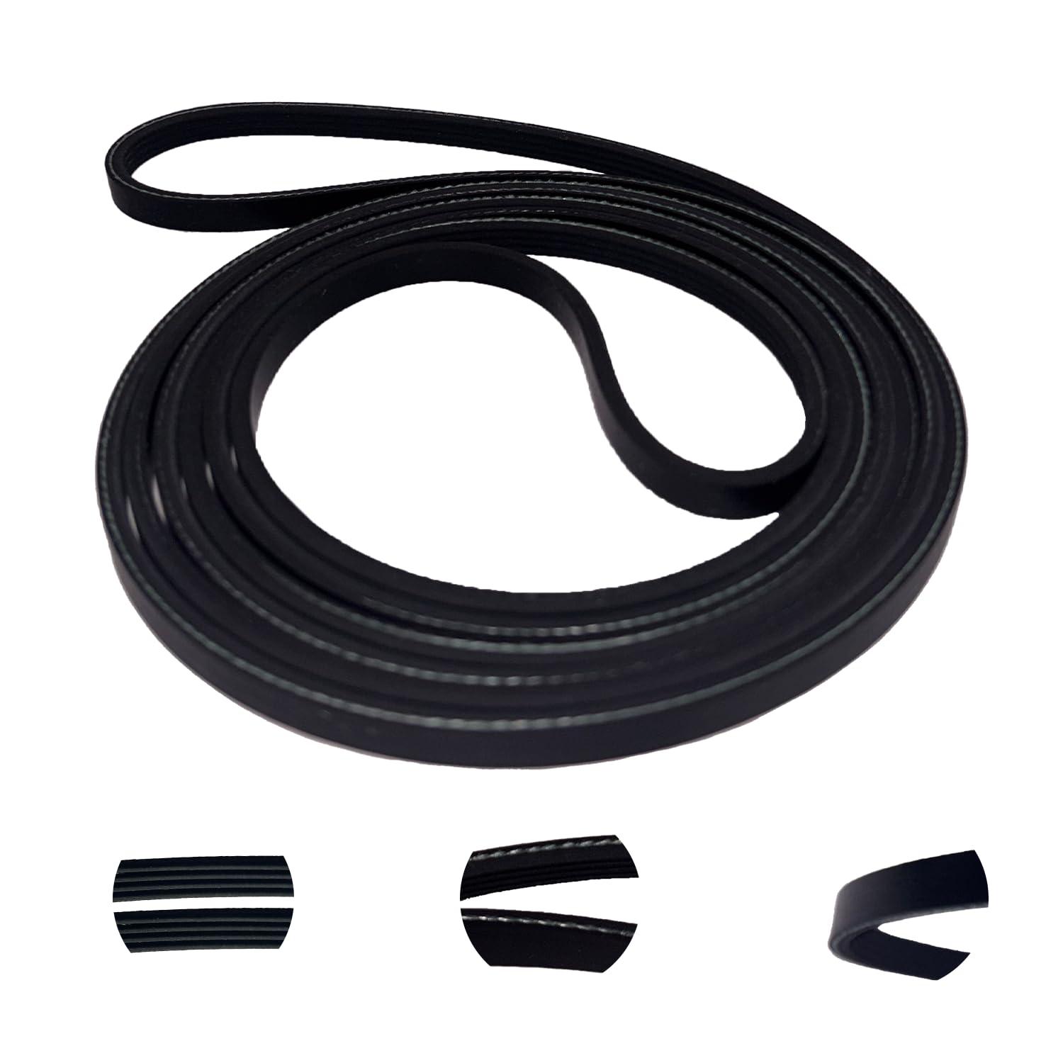 𝐔𝐩𝐠𝐫𝐚𝐝𝐞𝐝 Dryer Drum Drive Belt Premium Dryer Replacement Part Compatible with GE GTD42EASJ2WW GTD33GASK0WW GTD65EBSJ3WS DBXR463ED1WW GTDP180ED0WW GTD33EASK0WW 89.5 in - Image 6