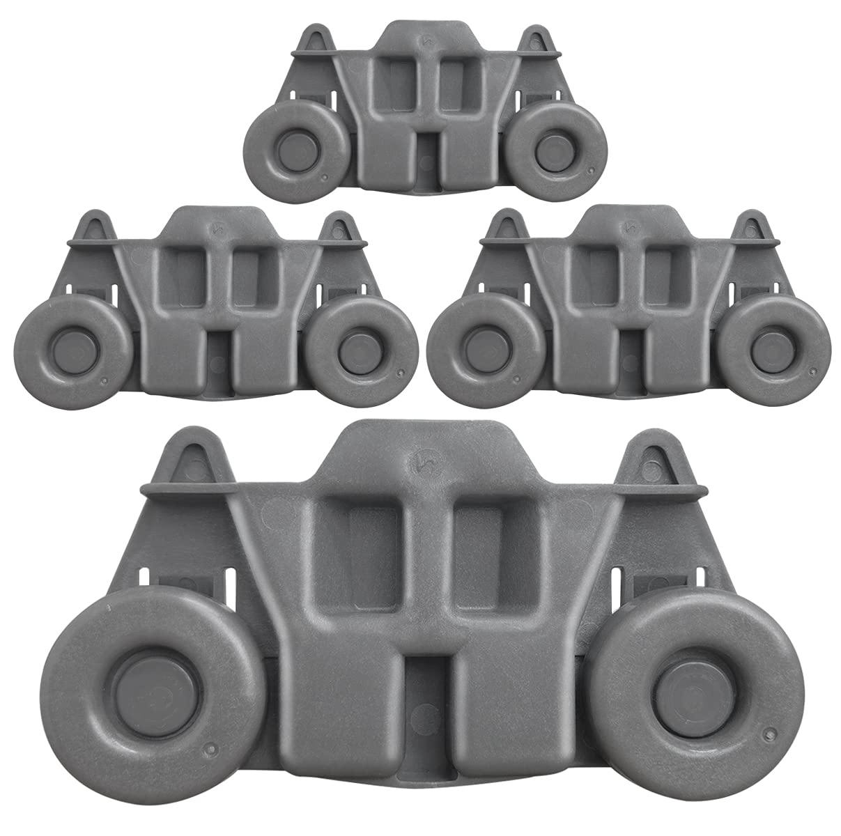 W10195416 Dishwasher Wheels Lower Dish Rack Wheel Part Assembly,Replacement for Maytag/Kitchen Aid/kitchenaid/Whirlpool/Kenmore Dish Rack Replaces AP5983730 W10195416V,AP5983730,PS11722152,Pack of 4 - Image 4