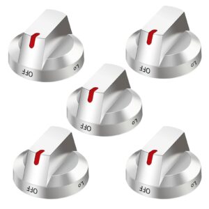 DG64-00473A for Samsung Stove Knob Replacement, with Upgraded Stainless Steel Reinforced, Replacement for Samsung Gas Range/Oven/Stove