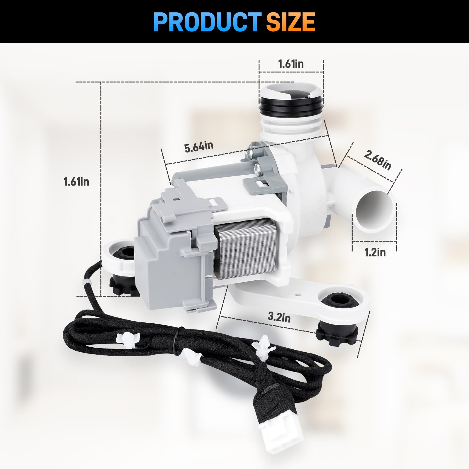 DC97-19289F DC97-19289B DC97-19289A Washer Drain Pump Assembly - Image 6