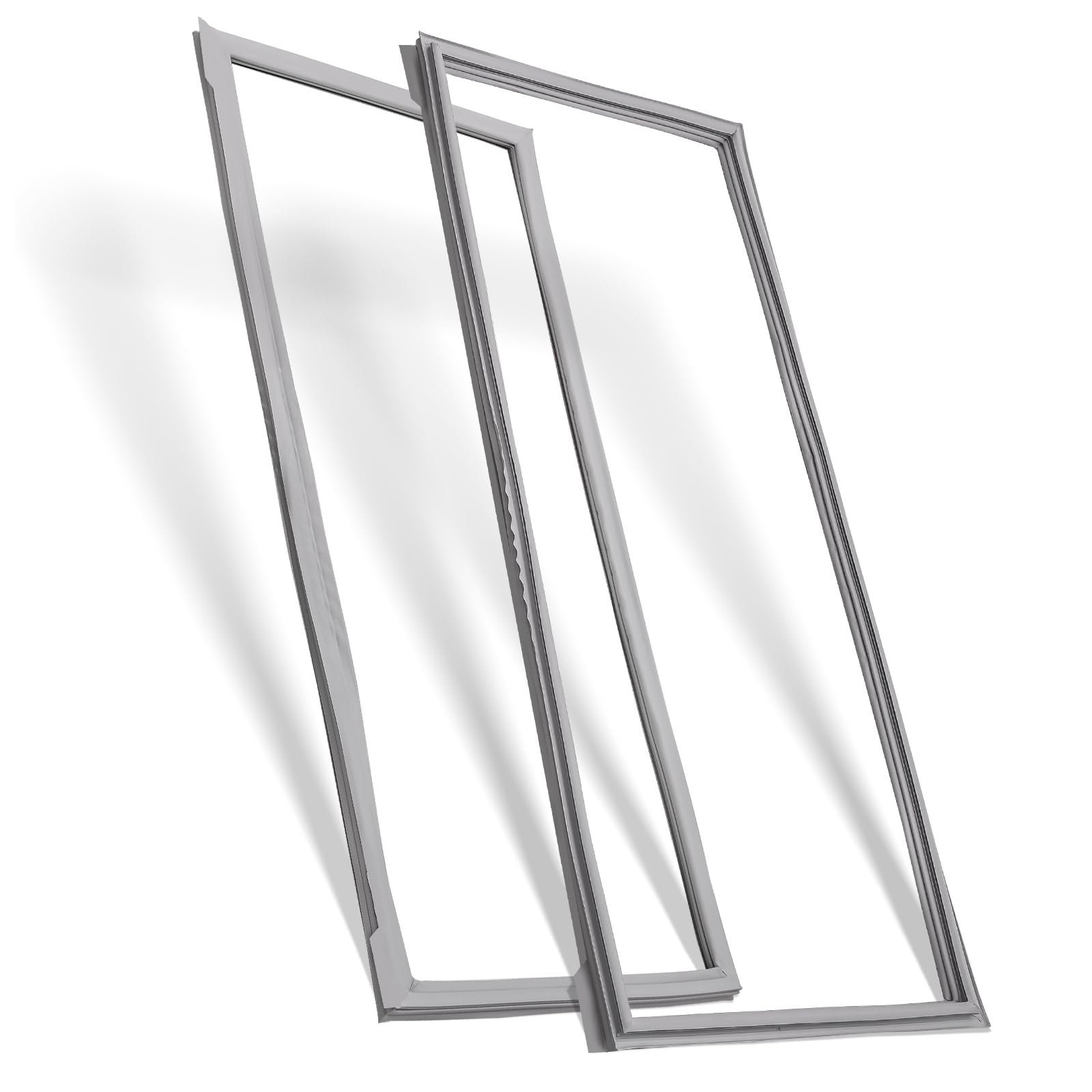 2-Pack Refrigerator Door Seal for Whirlpool WRF535SMBM00 WRF535SWHZ04